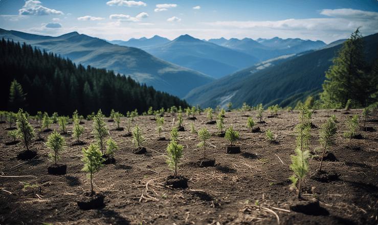 Reforestation en montagne